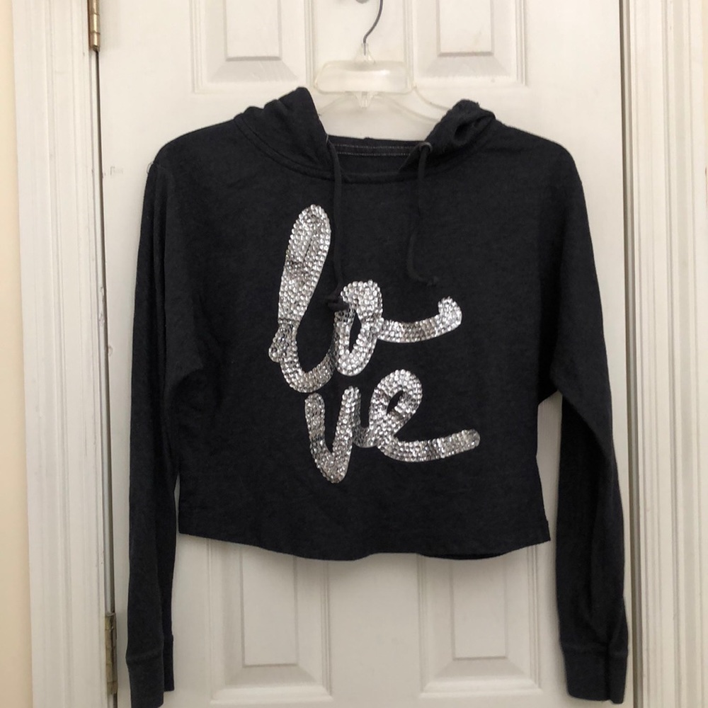 Pretty “Aeropostale” cropped hoodie